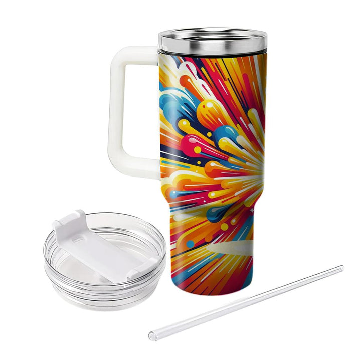 Starburst Explosion  Tumblers With Lids