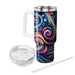 Artistic Swirl And Dot  Custom Tumblers