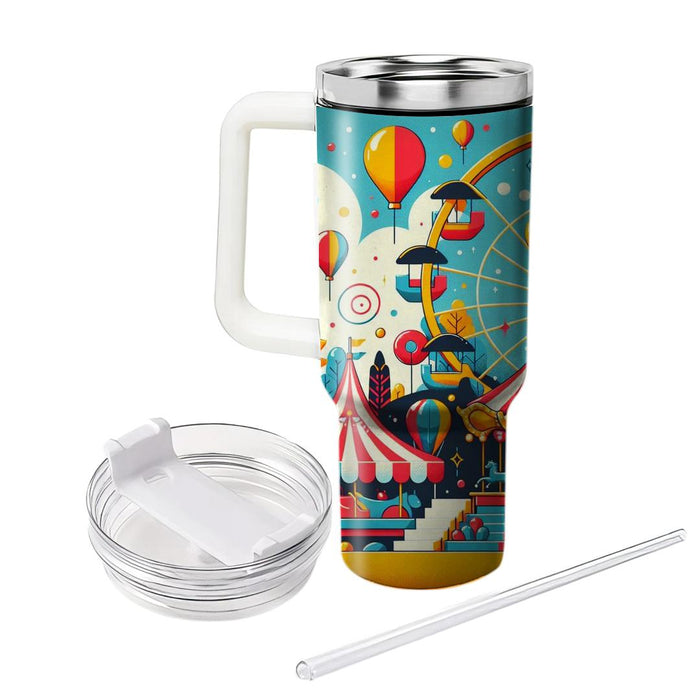 Whimsical Carnival Fun  Tumbler Cups