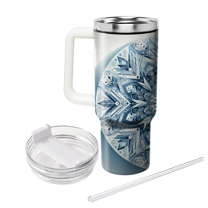 Winter Crystal Symphony  Insulated Tumblers