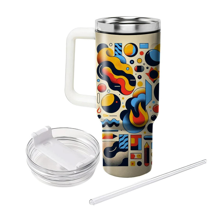 Abstract Elements  Travel Tumblers