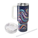 Retro Abstract Waves  Custom Tumblers