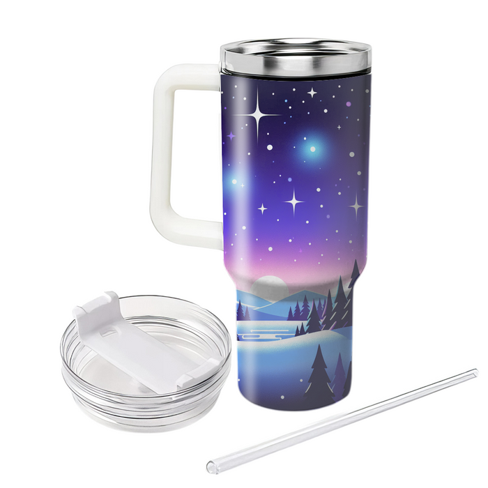 Winter Starry Sky  Tumbler Cups