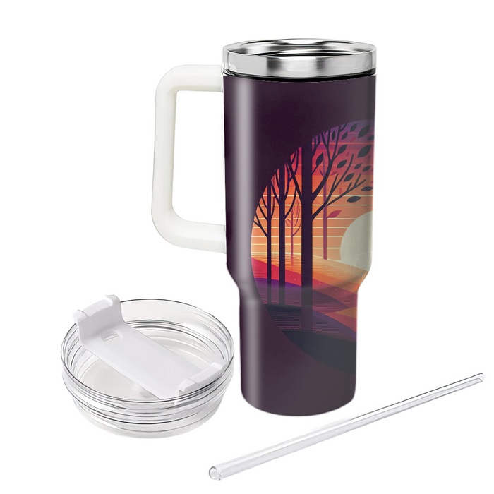 Autumn Sunset Serenade  Tumbler Cups