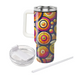 Rhythmic Circle Pattern  Insulated Tumblers