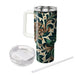 Fractal Leaf Motif  Insulated Tumblers