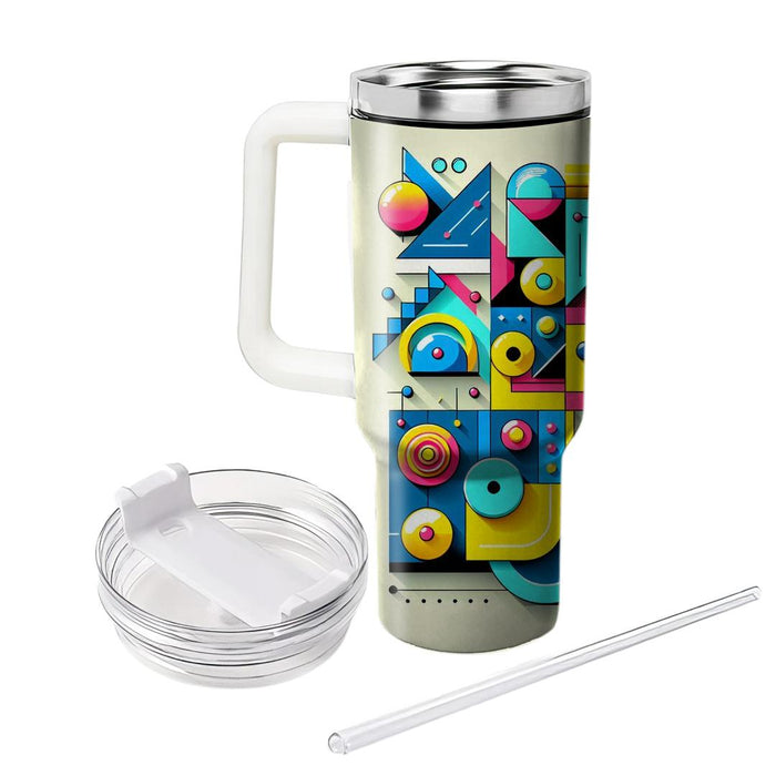 80s Abstract Geometrics  Tumblers For Gifts