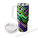 Funky Zigzag Jazz  Unique Tumblers