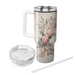 Floral Cascade Elegance  Travel Tumblers