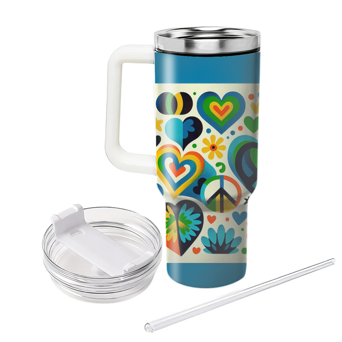 Peace And Love Spirit  Travel Tumblers