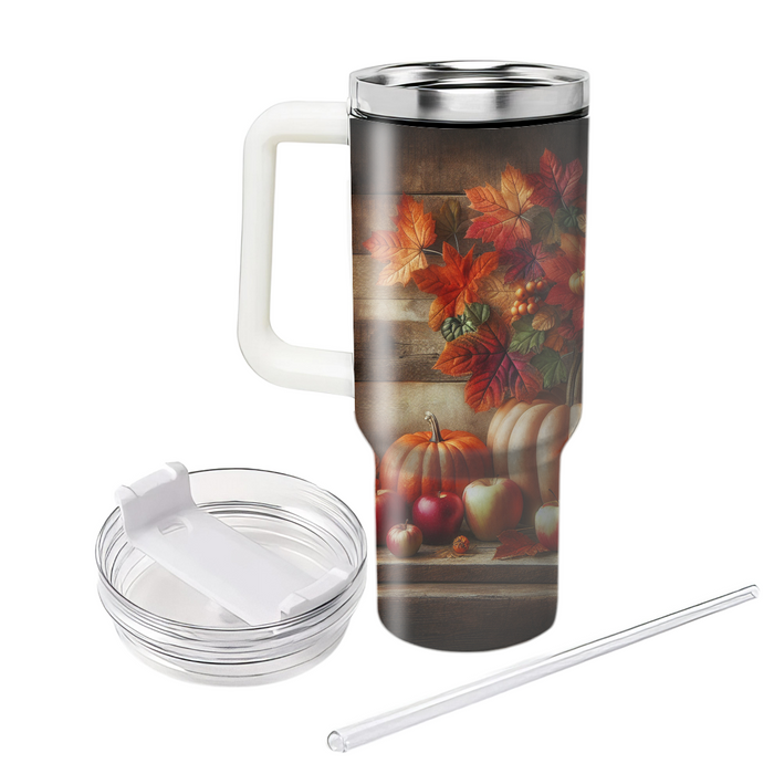 Autumn Cozy Harvest  Travel Tumblers