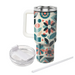 Geometric Flower Fusion Decorative Tumblers