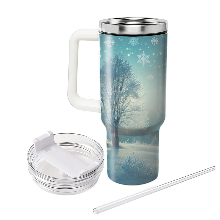 Winter Frosted Wonderland  Tumbler Cups