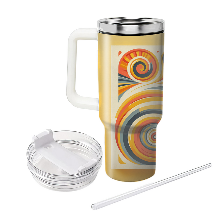 Bold Spiral Sunshine  Tumbler Cups