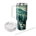 Winter Frosted Evergreen  Decorative Tumblers