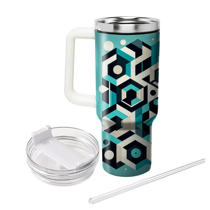 Geometric Octagon Pattern  Personalized Tumblers