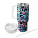 Retro Pixel Patterns  Tumblers For Gifts