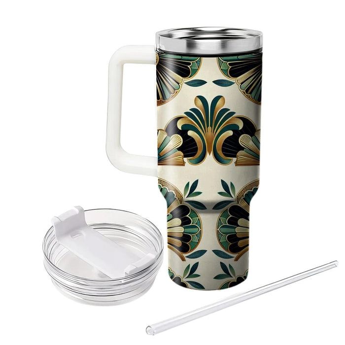 Bold Art Deco Fan  Custom Tumblers