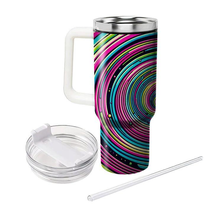 Technicolor Vortex  Unique Tumblers