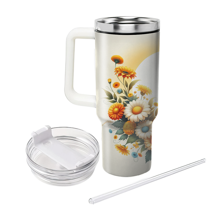 Joyful Floral Celebration  Travel Tumblers