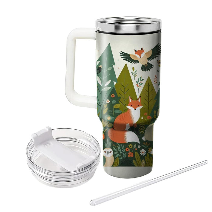 Whimsical Forest Animals  Tumblers For Gifts