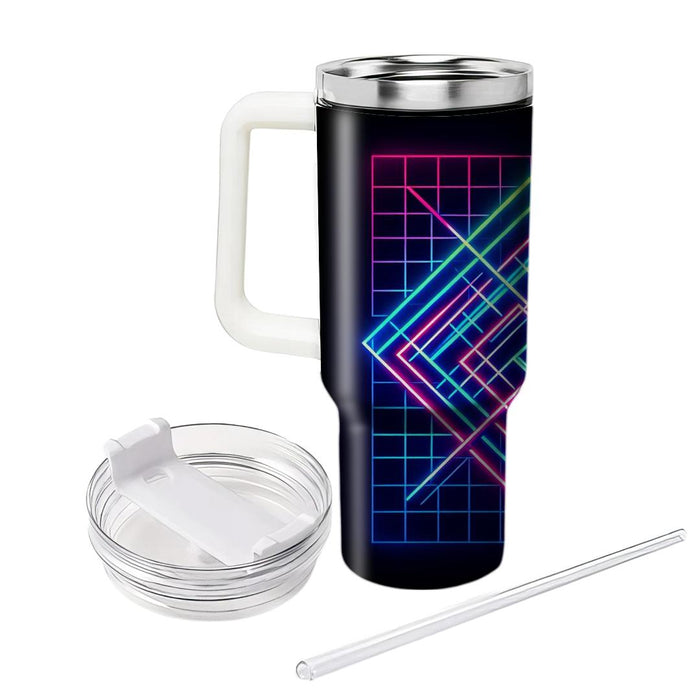 Geo Neon Grid  Tumblers For Gifts