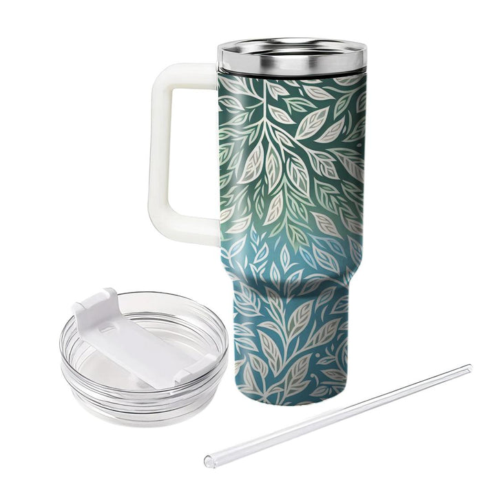 Tranquil Leaf Canopy  Custom Tumblers