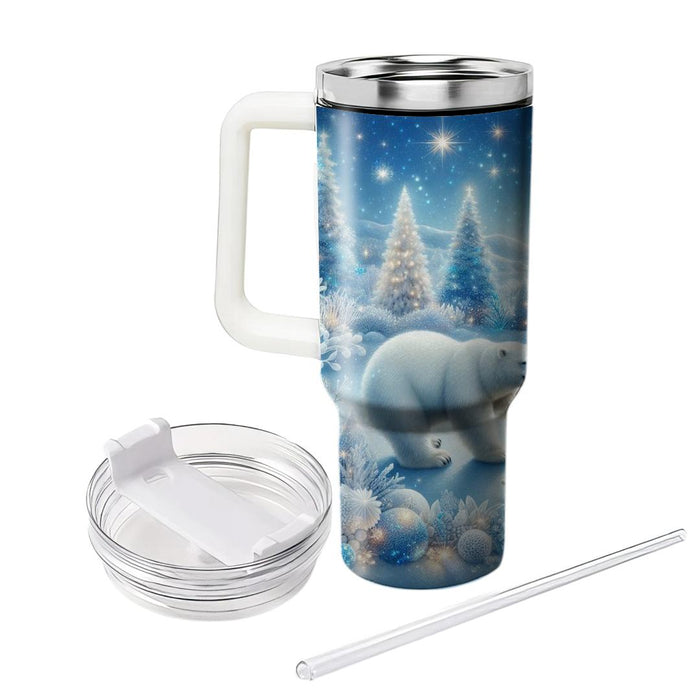 Winter Polar Bear Parade  Tumblers For Gifts