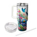 Vibrant Butterfly Dance  Insulated Tumblers