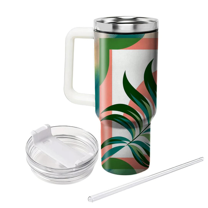 Tropical Palm Leaf Pattern  Insulated Tumblers