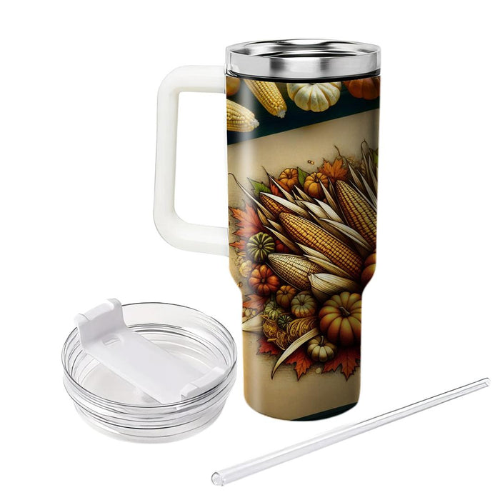 Bountiful Harvest - Global Thanksgiving  Decorative Tumblers