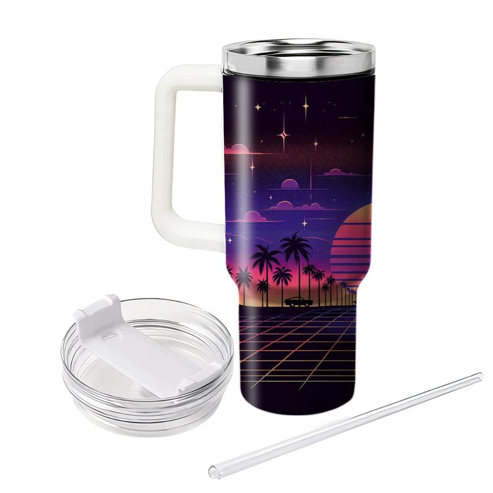 Synthwave Escape  Decorative Tumblers