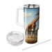 Gentle Giraffe Grace  Decorative Tumblers