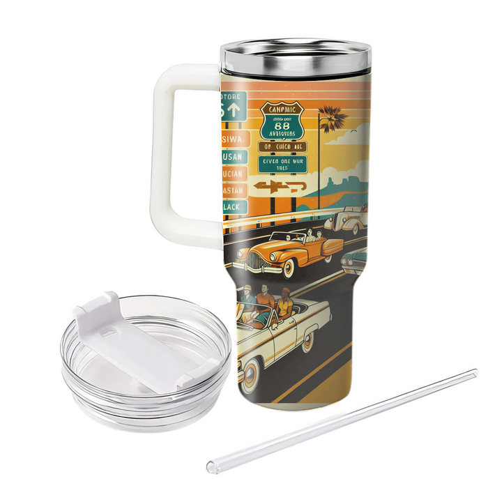 Vintage Road Trip  Custom Tumblers