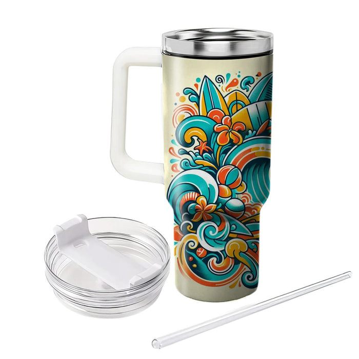 Waves Of Harmony - Surf Festival  Tumblers For Gifts