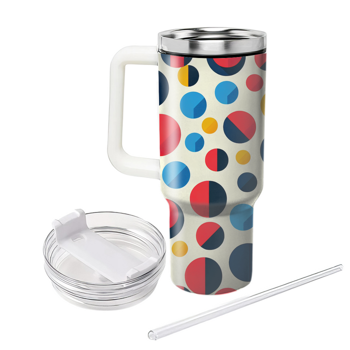 Polka Dot Delight  Insulated Tumblers