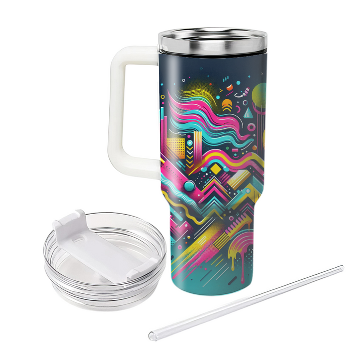 Neon Splash  Tumbler Cups