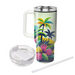 Tropical Paradise Retro  Tumbler Cups