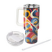 Abstract Brush Stroke  Insulated Tumblers