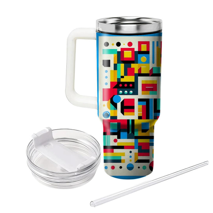 Vivid Color Block  Unique Tumblers