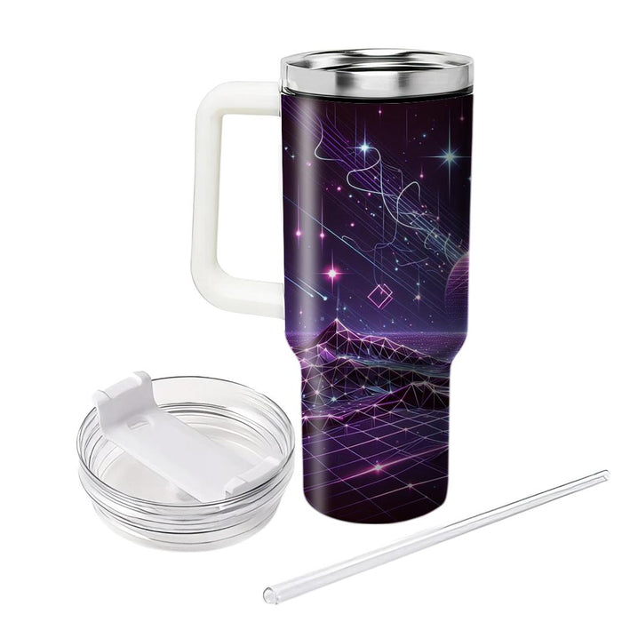 Galactic Synthwave  Unique Tumblers