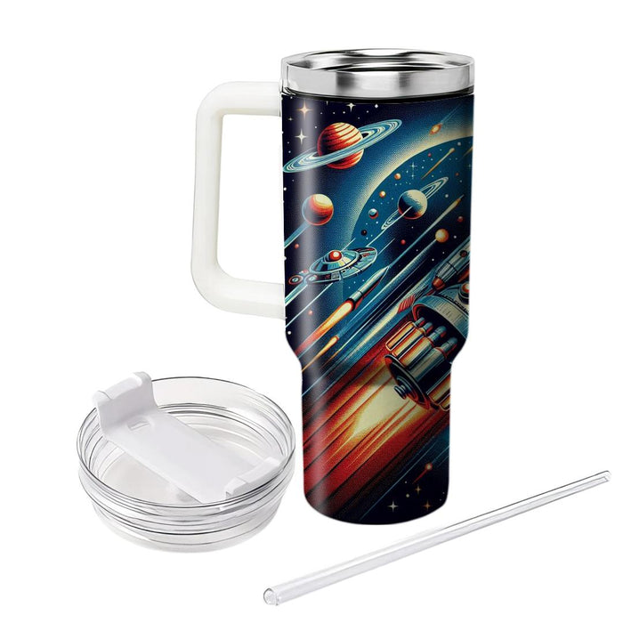 Vintage Sci-fi Space Odyssey  Tumbler Cups