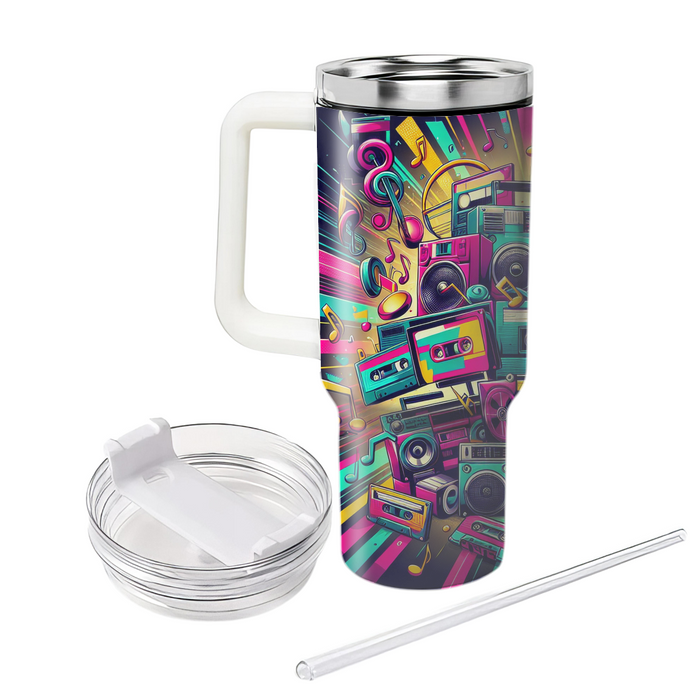 Retro Cassette Art  Custom Tumblers