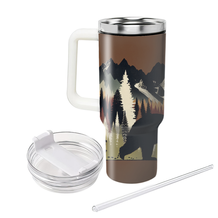 Adventurous Bear Tracks  Tumblers For Gifts