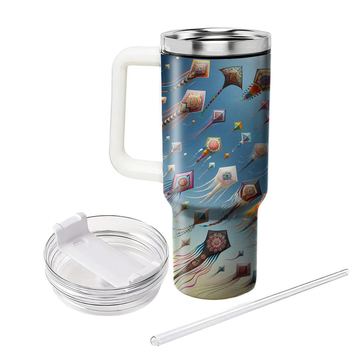 Whimsical Winds - Kite Festival Fantasy  Tumblers For Gifts