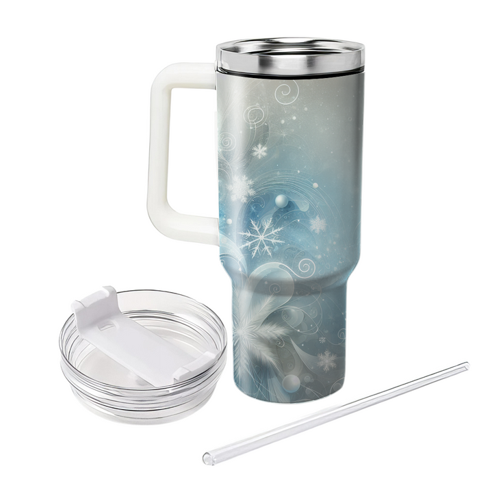 Whimsical Winter - Modern Snow Celebration  Tumbler Cups