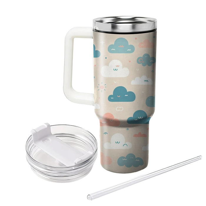 Whimsical Cloud Shapes  Tumblers For Gifts