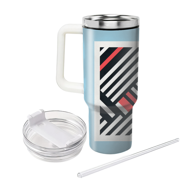 Bold Stripe Delight  Custom Tumblers