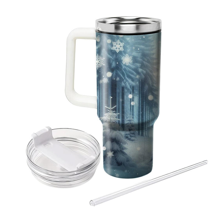 Winter Snowy Woodland Escape  Insulated Tumblers