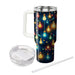 Vibrant Festival Lights  Tumblers With Lids